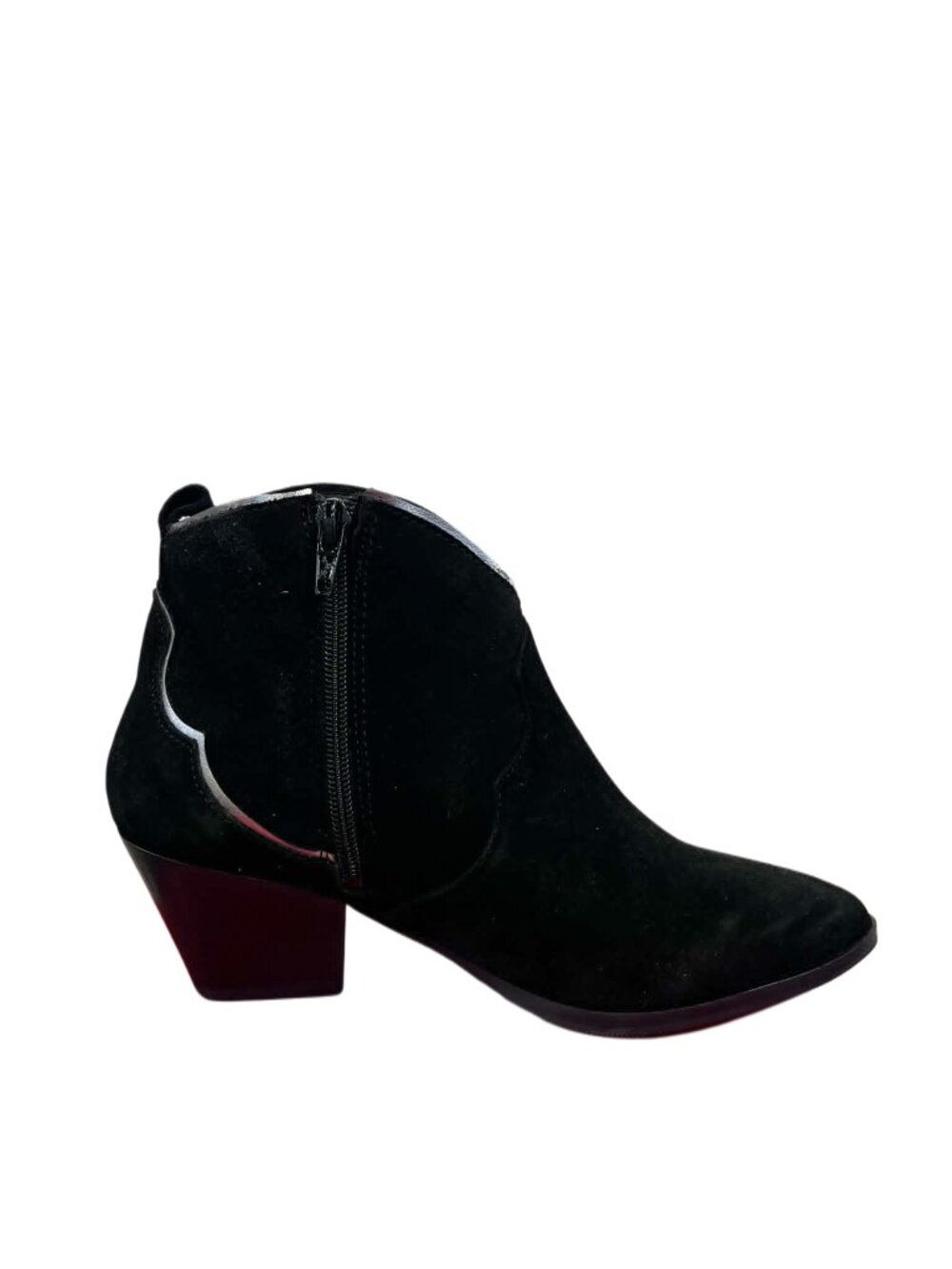 s.Oliver Women's Black Leather Ankle Boots Size 7 (5-25338-23) - P1